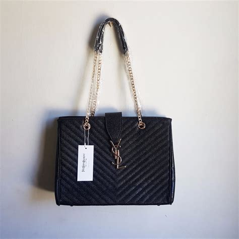 cartera yves saint laurent negra|CARTERAS .